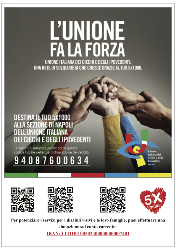 Locandina 2025 5 per mille